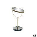 Lusterko Powiększające DKD Home Decor 18 x 13 x 32 cm Metal Żywica (2 Sztuk)