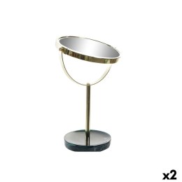 Lusterko Powiększające DKD Home Decor 18 x 13 x 32 cm Metal Żywica (2 Sztuk)