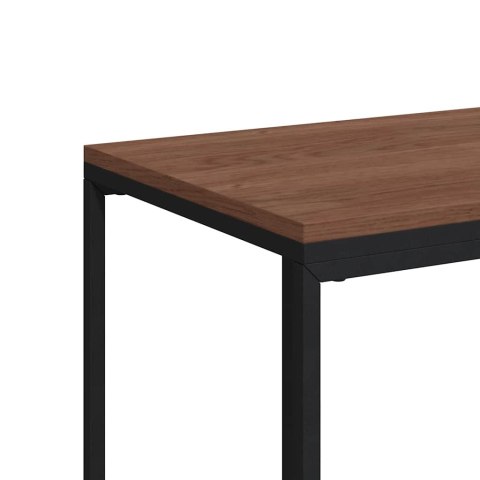 Stolik boczny na kółkach, czarny, 40x30x63,5 cm