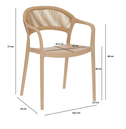 Krzesło Osma beżowe
