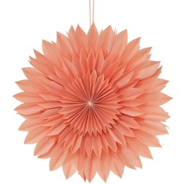GWIAZDA DEKORACYJNA WISZĄCA PAPIEROWA 3D 50CM RÓŻOWA