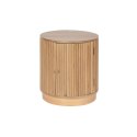 Stolik Nocny Home ESPRIT Naturalny Drewno paulowni Drewno MDF 43 x 43 x 48 cm