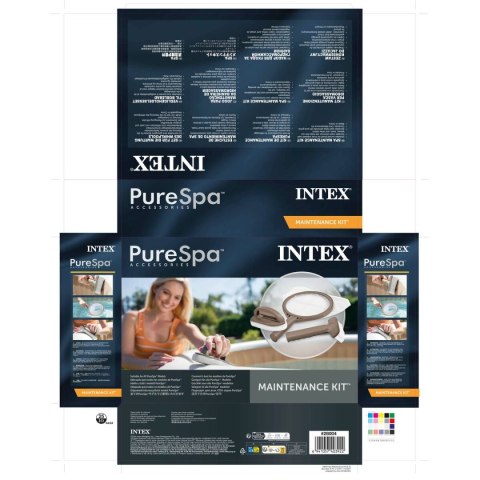 Zestaw konserwacyjny Intex 28004 37 x 21 x 23 cm (6 Sztuk)