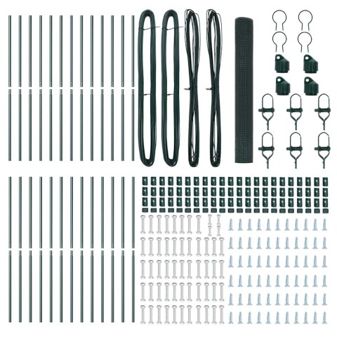 Słupek ogrodzeniowy. Zielony 50 x 1,4 m (siatka 25 x 25 mm)