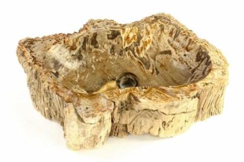 Umywalka z kamienia naturalnego FOSSIL DIVERO - duża