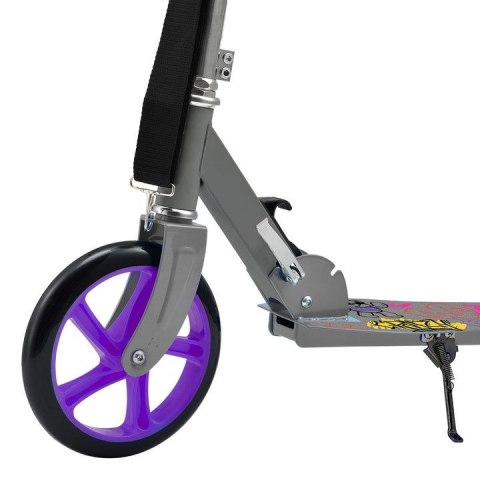 Hulajnoga dziecięca składana 20 cm, regulowana, szara, 100kg