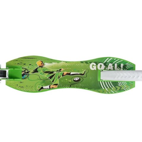 Hulajnoga zielona dziecięca, składana, koła 20 cm, 3+