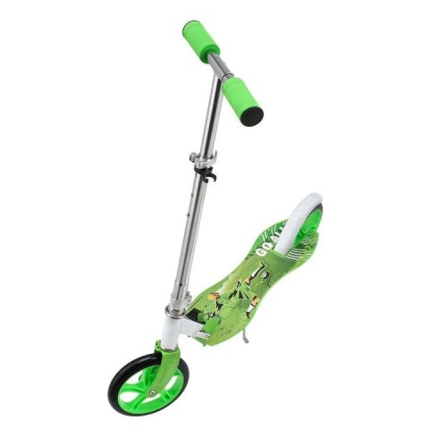 Hulajnoga zielona dziecięca, składana, koła 20 cm, 3+