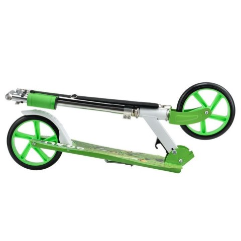 Hulajnoga zielona dziecięca, składana, koła 20 cm, 3+