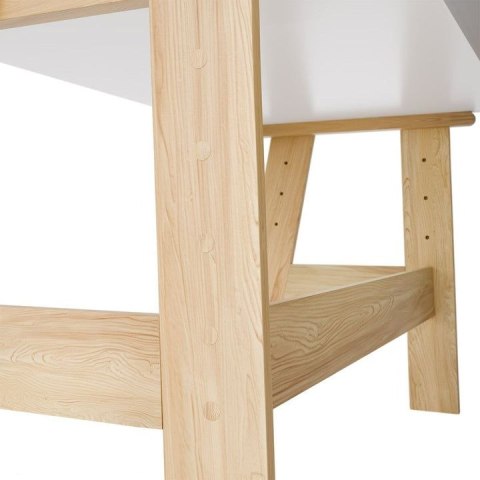 Nowoczesne biurko dziecięce z regulacją i schowkami