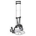 Składany wózek schodowy 80 kg, aluminiowy, 3+3 koła