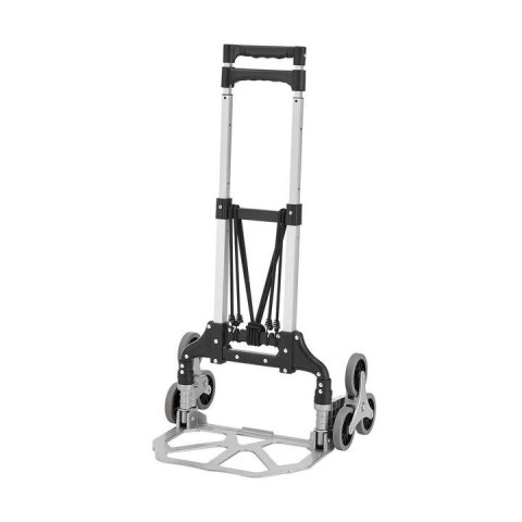 Składany wózek schodowy 80 kg, aluminiowy, 3+3 koła