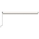 Automatycznie zwijana markiza, LED i czujnik wiatru, 500x300 cm