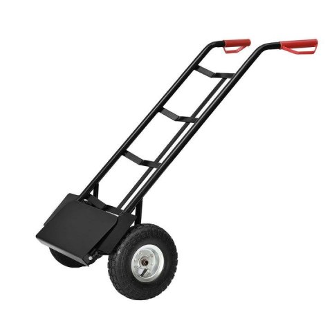 Wózek transportowy 100 kg, składany, koła pompowane, stal