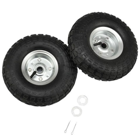 Wózek transportowy 100 kg, składany, koła pompowane, stal