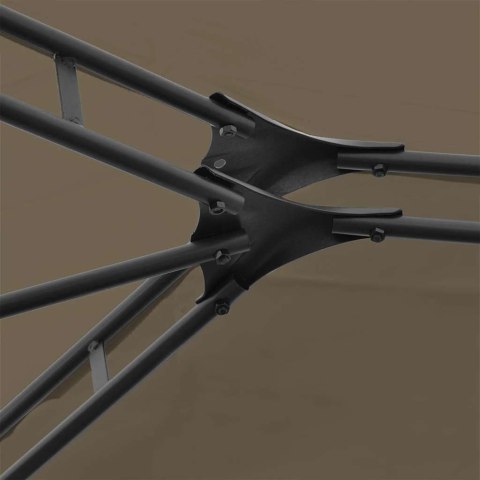 Namiot ogrodowy z zasłonami, 4 x 3 m, taupe, 180 g/m²