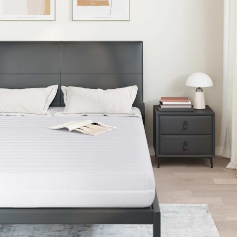 Materac Biały 140 x 190 cm Sprężyna kieszeniowa