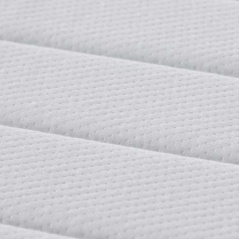 Materac Biały 140 x 200 cm Sprężyna kieszeniowa