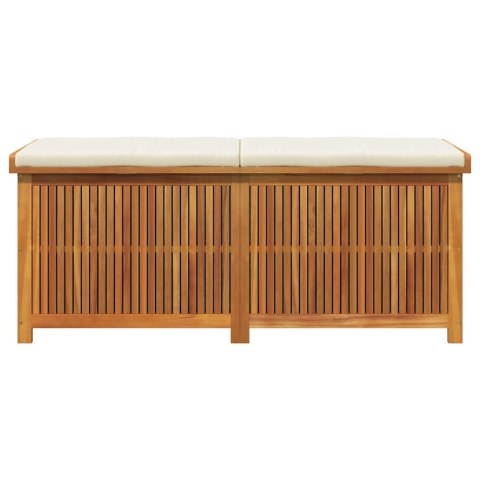 Skrzynka na poduszki ogrodowe lite drewno akacjowe