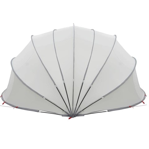 Kopuła basenowa Szary i pomarańczowy 592 x 590 x 275 cm