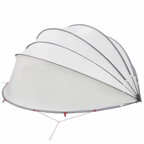 Kopuła basenowa Szary i pomarańczowy 592 x 590 x 275 cm