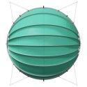 Kopuła basenowa Zielony 592 x 590 x 275 cm