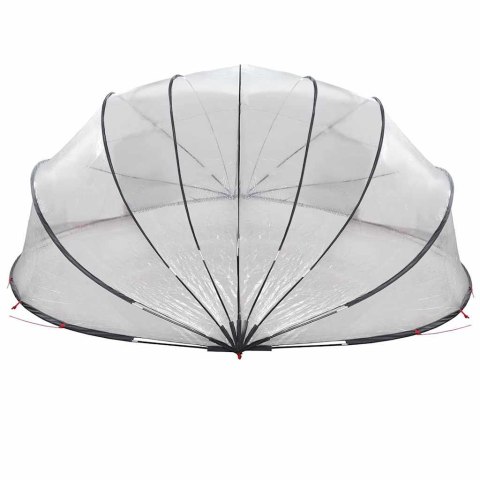 Kopuła basenowa przezroczysty 592 x 590 x 275 cm PVC
