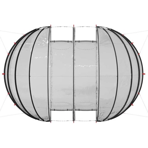 Namiot basenowy przezroczysty 538 x 440 x 204 cm PVC