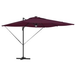 Parasol Roma Czerwony 286 x 284 x 270 cm Aluminium i Poliester