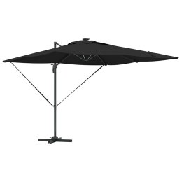 Parasol plażowy Czarny 286 x 284 x 270 cm Aluminium i Poliester