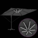 Parasol plażowy Ze LED Lights Antracyt 286 x 284 x 270 cm
