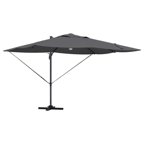 Parasol plażowy Ze LED Lights Antracyt 351 x 250 x 253 cm