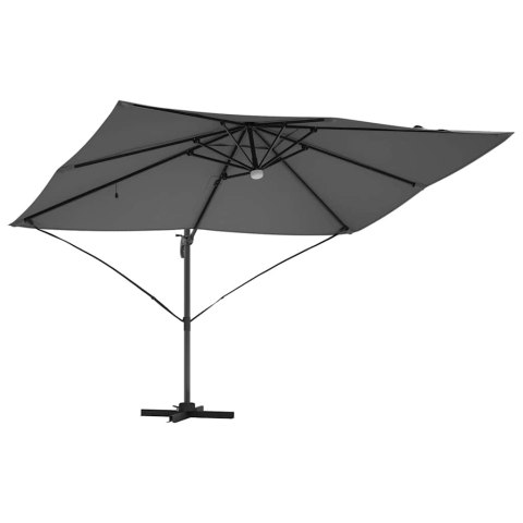 Parasol plażowy Ze LED Lights Antracyt 351 x 250 x 253 cm