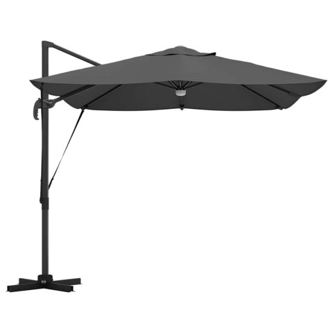 Parasol plażowy Ze LED Lights Antracyt 351 x 250 x 253 cm