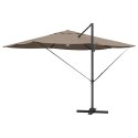 Parasol plażowy Ze LED Lights Ciemnoszary 351 x 250 x 253 cm
