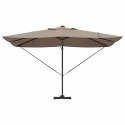 Parasol plażowy Ze LED Lights Ciemnoszary 352 x 251 x 265 cm