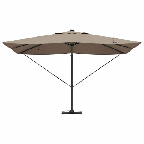 Parasol plażowy Ze LED Lights Ciemnoszary 352 x 251 x 265 cm