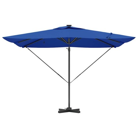 Parasol plażowy Ze LED Lights Niebieski Azur 286 x 284 x 270 cm