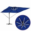 Parasol plażowy Ze LED Lights Niebieski Azur 286 x 284 x 270 cm