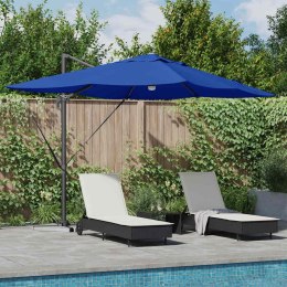 Parasol plażowy Ze LED Lights Niebieski azur 351 x 250 x 253 cm