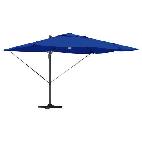 Parasol plażowy Ze LED Lights Niebieski azur 351 x 250 x 253 cm