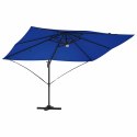Parasol plażowy Ze LED Lights Niebieski azur 351 x 250 x 253 cm