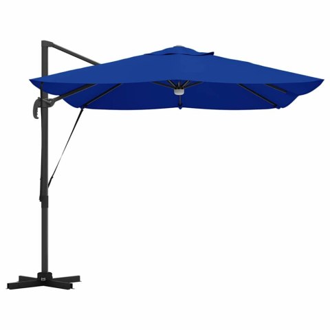 Parasol plażowy Ze LED Lights Niebieski azur 351 x 250 x 253 cm