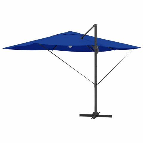 Parasol plażowy Ze LED Lights Niebieski azur 351 x 250 x 253 cm
