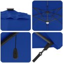 Parasol plażowy Ze LED Lights Niebieski azur 351 x 250 x 253 cm