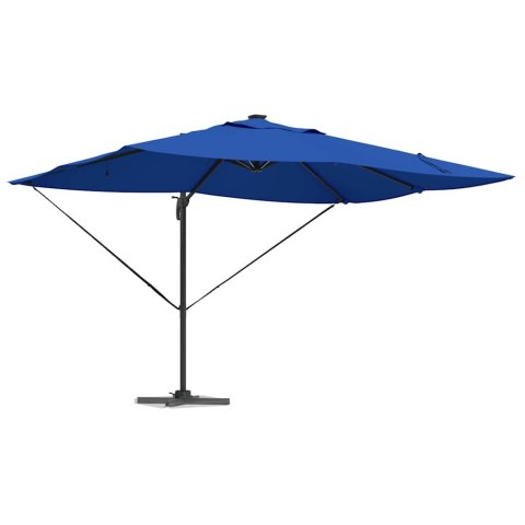 Parasol plażowy Ze LED Lights Niebieski azur 352 x 251 x 265 cm