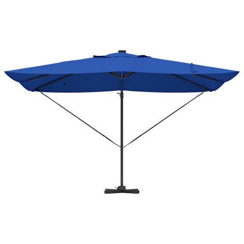 Parasol plażowy Ze LED Lights Niebieski azur 352 x 251 x 265 cm