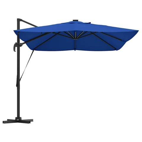 Parasol plażowy Ze LED Lights Niebieski azur 352 x 251 x 265 cm