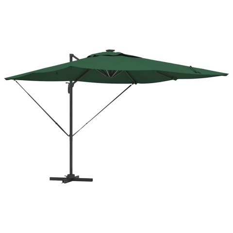 Parasol plażowy Ze LED Lights Zielony 286 x 284 x 270 cm