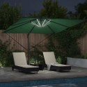 Parasol plażowy Ze LED Lights Zielony 286 x 284 x 270 cm